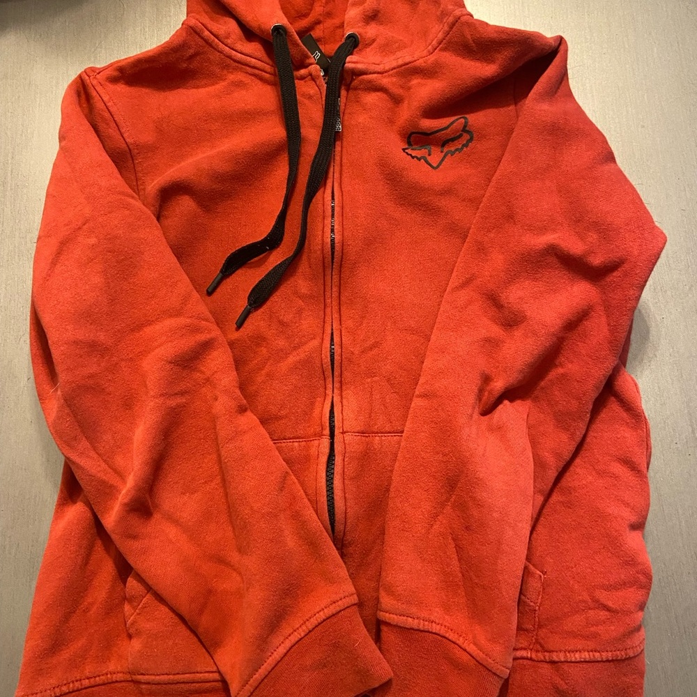 Fox zip up hoodie